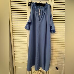RACHEL Rachel Roy blue loose fitting dress dress With Pockets Size L